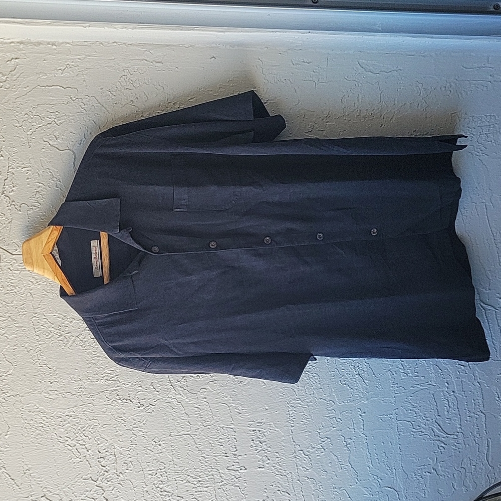 Tommy Bahama  black button shirt